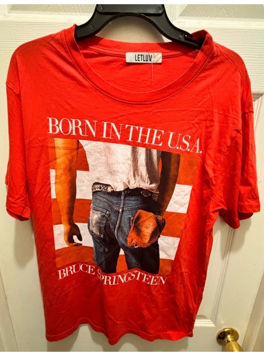 Letluv "Born in the U.S.A." Red Graphic Tee